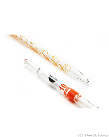 Borosil Graduated Serological pipettes - 3.3 Borosilicate - CS/10 - 10mL