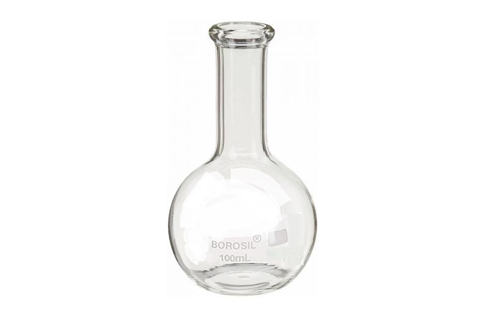 Borosil Flat Bottom Boiling Flask ISO 1773 - 500mL