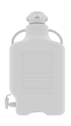 Foxx Life Sciences 20L PP Carboy with 83mm Cap and Spigot